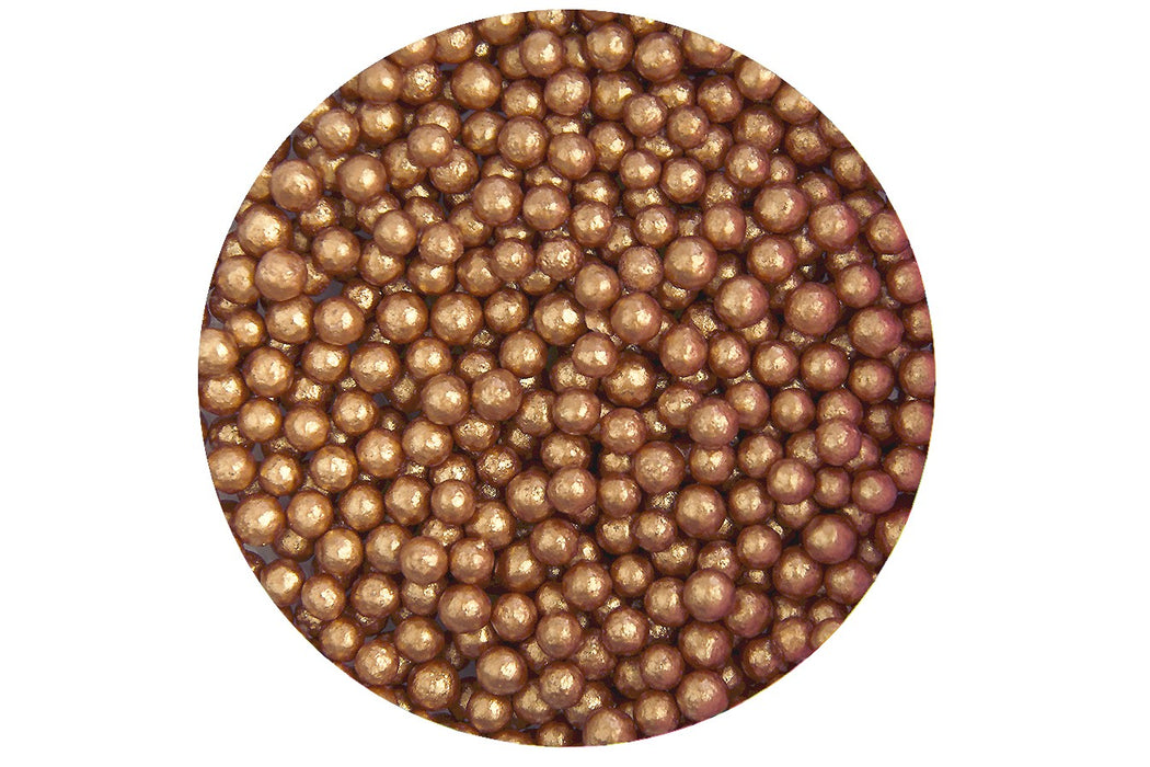 Sugar 4mm Pearls: Bronze 80g