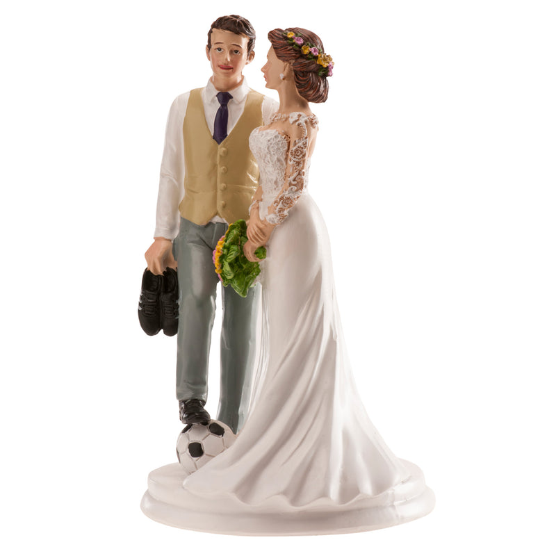 Football Wedding Couple 20cm