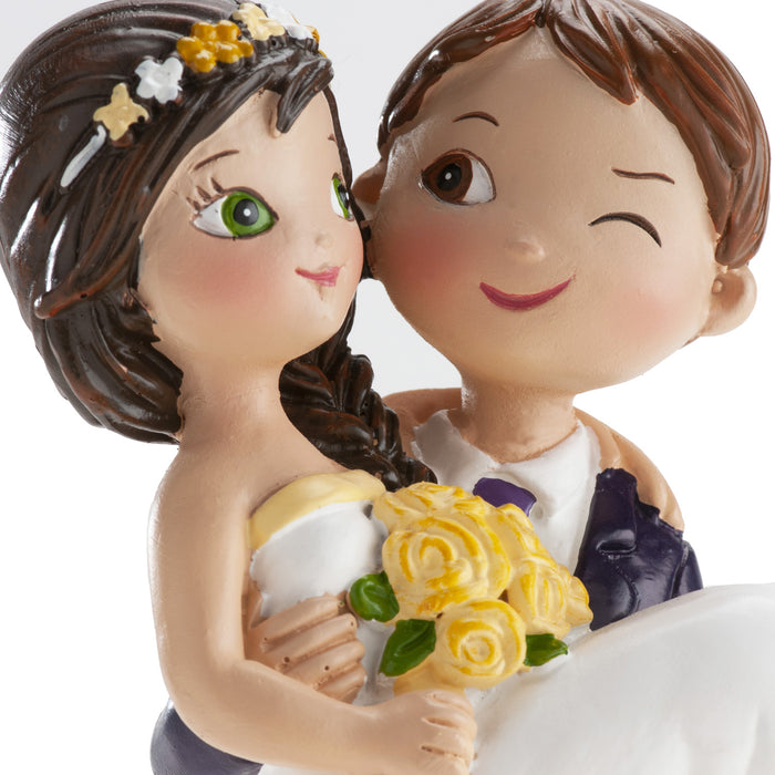 Wedding Couple Winking Eye 16cm