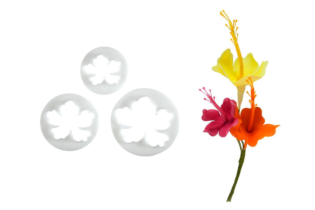 Hawaiian Flowers Cutter 3 set