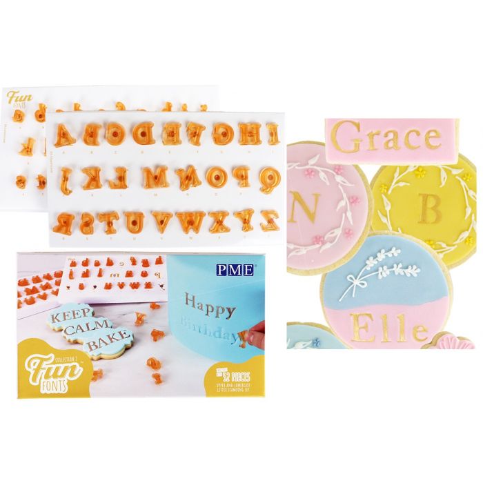 PME : Fun Fonts Alphabet Embossing Set - Collection 2