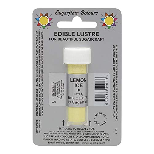 Sugarflair Edible Lustre Colour - Lemon Ice