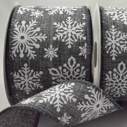 Silver Wired Chilly White Snowflake Design 10Mtrs