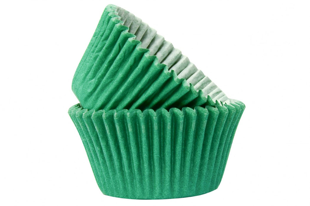 Professional Quality Cupcake Cases: Dark Green 50pk