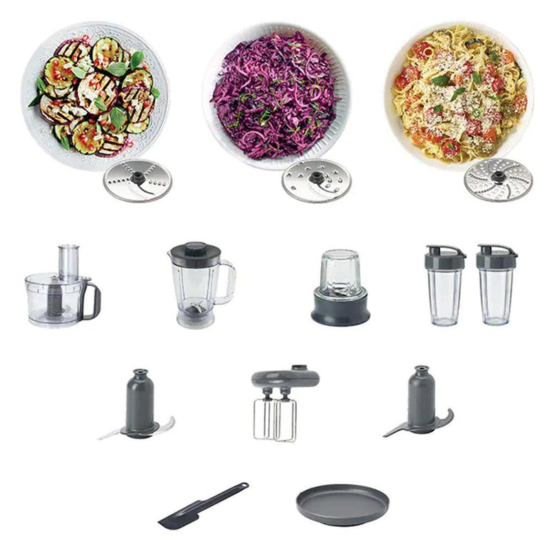 Kenwood 2.1L 800W Multipro Compact Food Processor - Brushed Steel