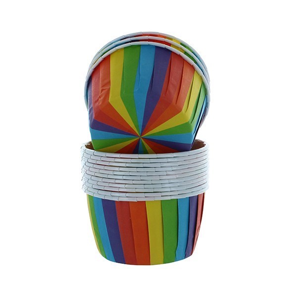 Rainbow Baking Cups 24pk