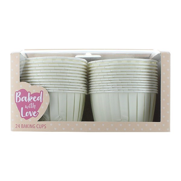 Ivory Baking Cups 24pk