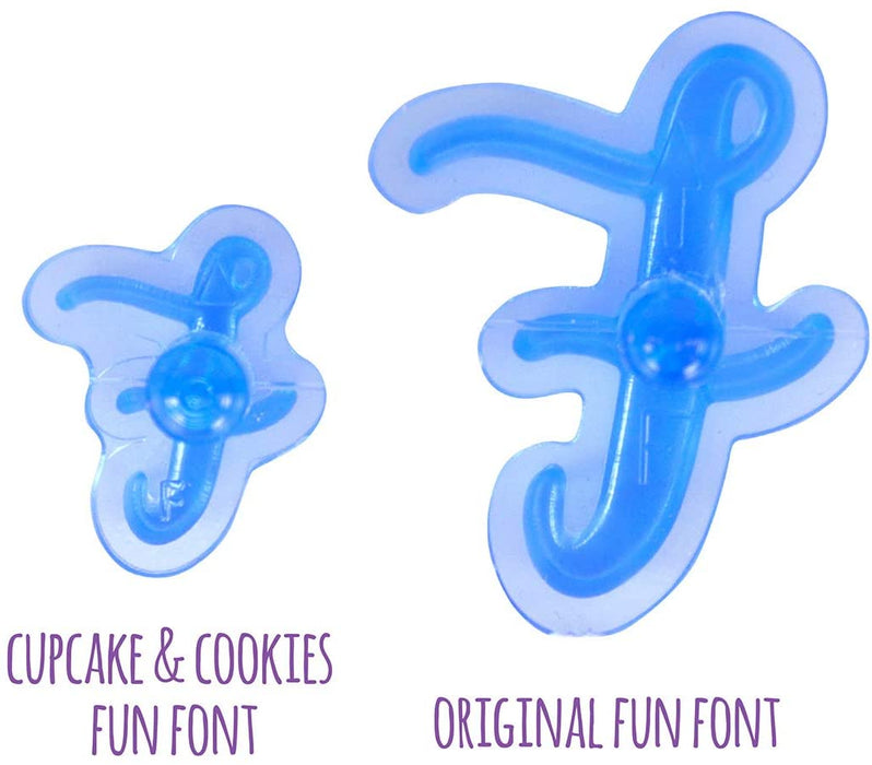 PME : Fun Fonts - Cupcakes and Cookies Stamping Set