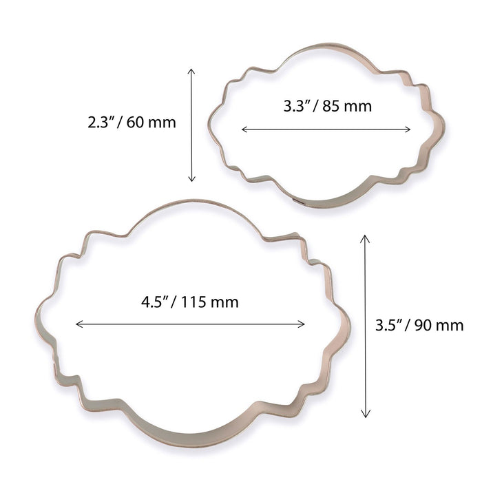 Plaque Cutter Style 4 - Set of 2