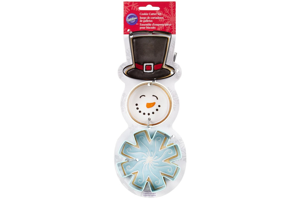 Wilton : Snowman Cookie Cutter Set - Set of 3