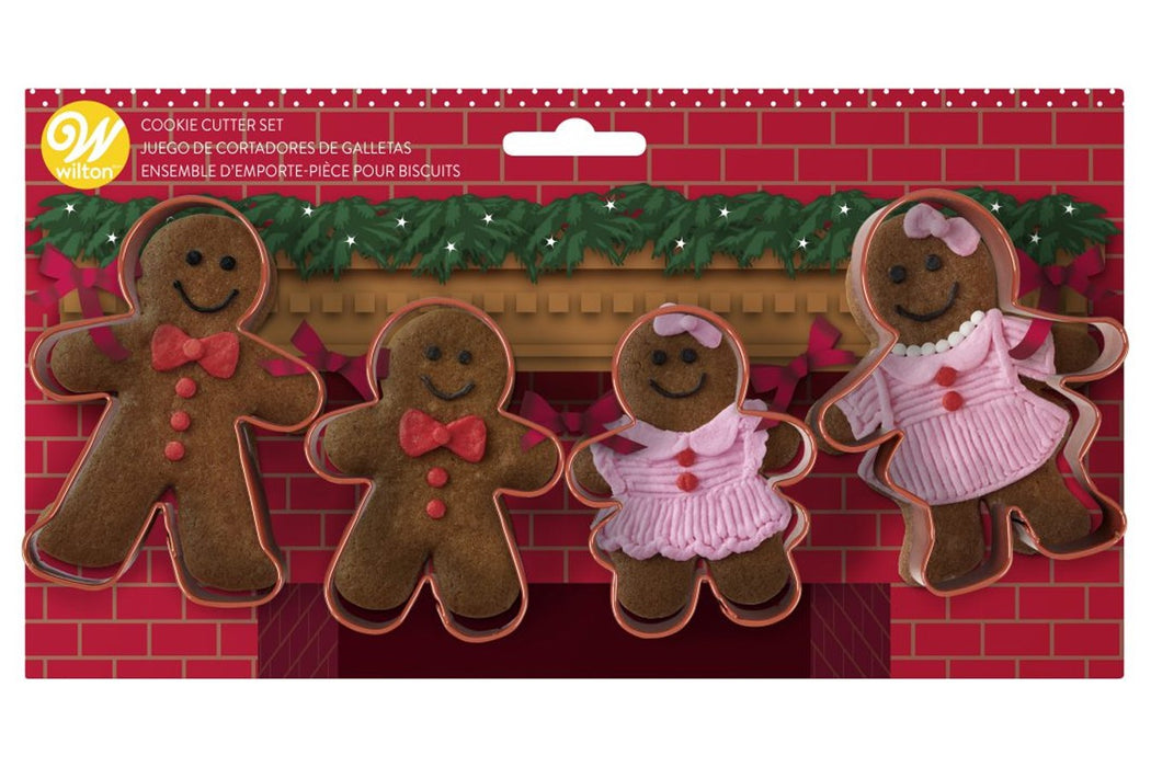 Wilton : Gingerbread Mantle Cutter Set - 4 Pieces