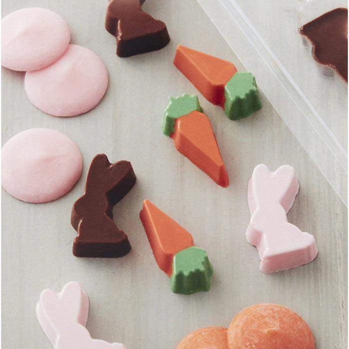 Wilton : Candy Mould - Mini Bunny & Carrot
