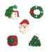 Assorted Christmas Pipings 25pk - Bakeworld.ie
