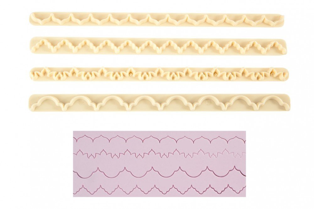 FMM Straight Frill Cutters - Set 1-4