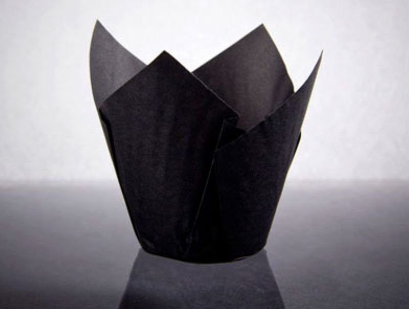 Black Tissue Muffin Case 150pk - Bakeworld.ie
