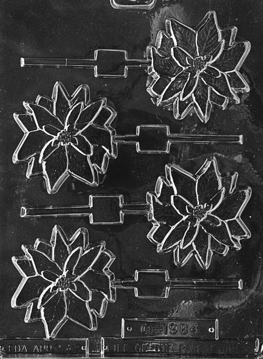 Poinsettia Lolly Mould