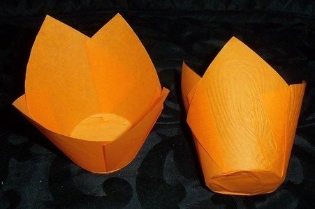 Orange Tissue Muffin Case 150pk