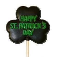 HAPPY ST. PATRICKS DAY CLOVER Lolly mould