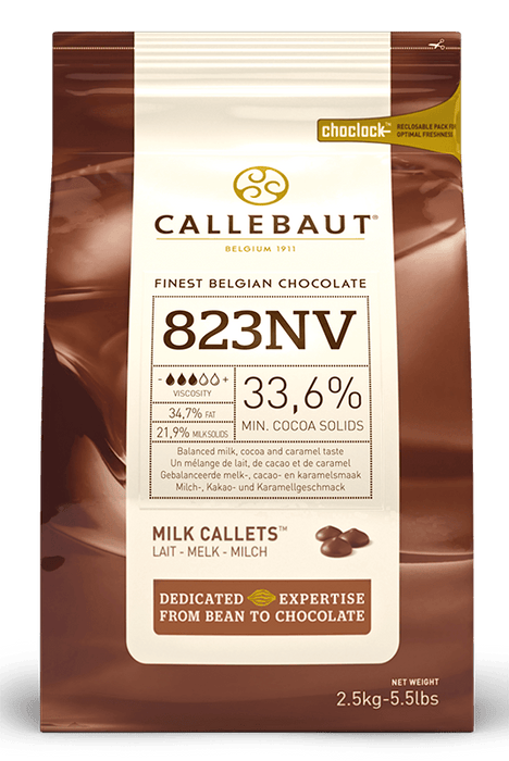 Belgian Callebaut Milk Chocolate 33% 10 kg - Bakeworld.ie