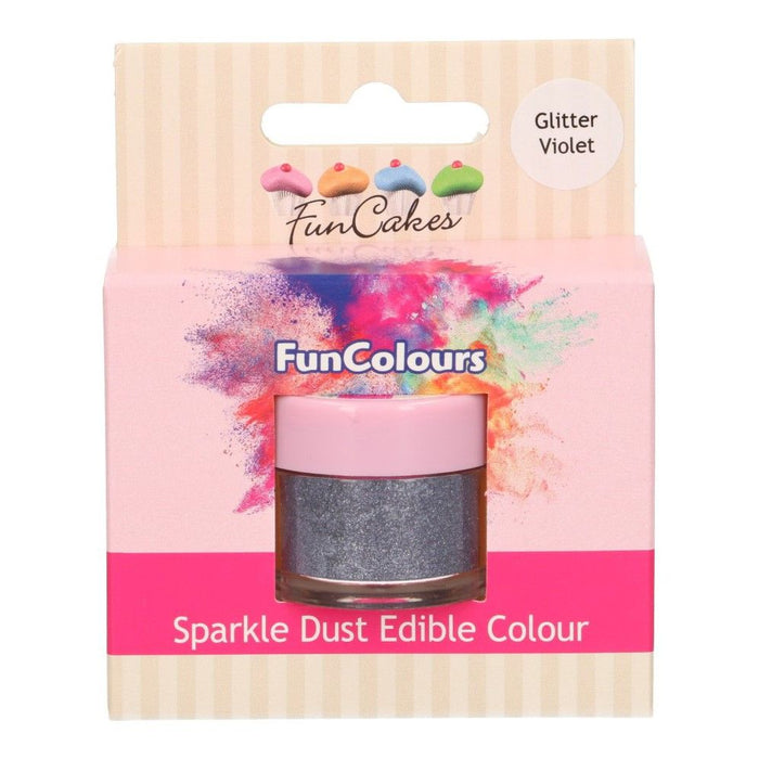 FunCakes Edible Sparkle Dust - Glitter Violet