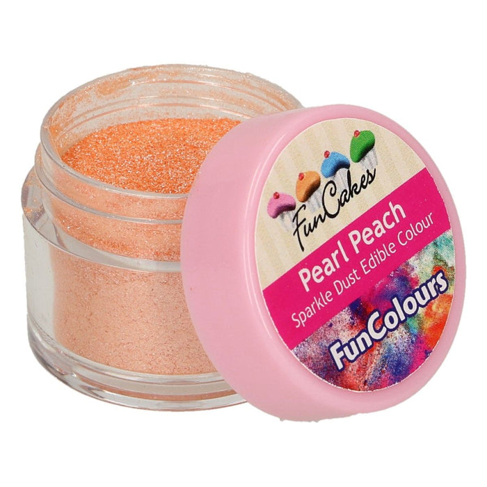 FunCakes Edible Sparkle Dust -Pearl Peach