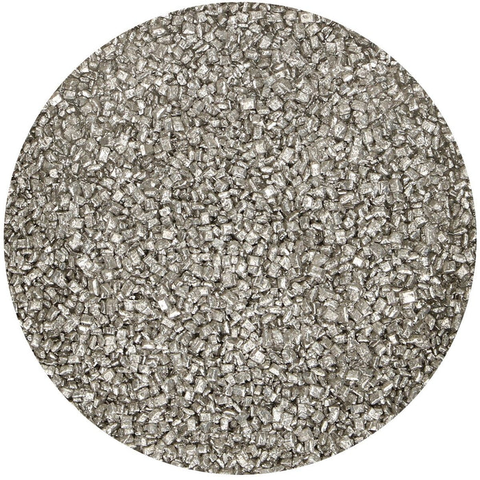 Coloured Sugar -Metallic Silver- 40g