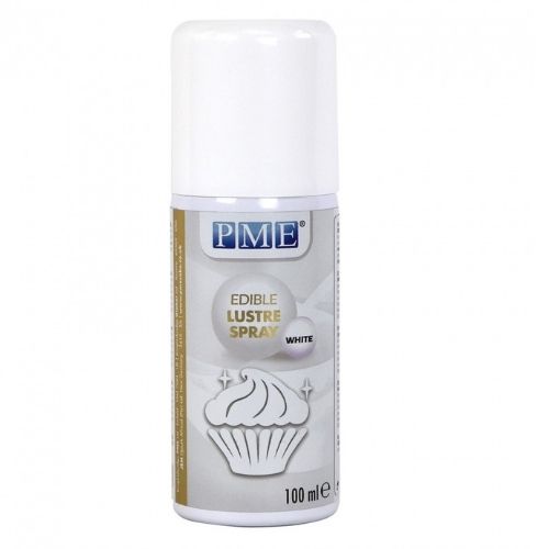 PME Edible Lustre Spray White - 100ml