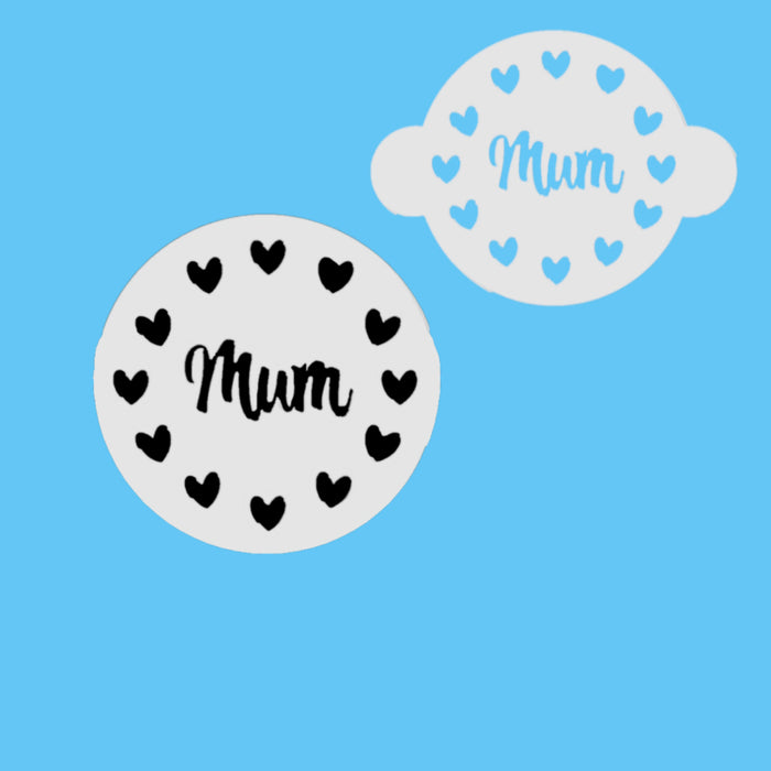 Simply Making Mum Heart Cupcake & Cookie Stencil
