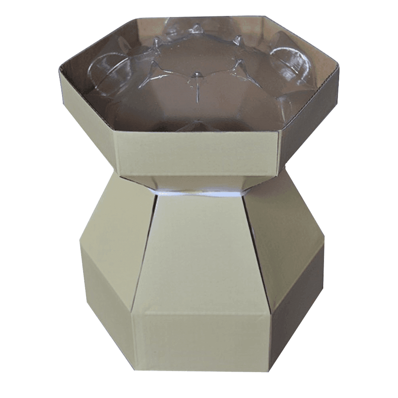 Cupcake Bouquet Box-7 Holding Cups: Ivory