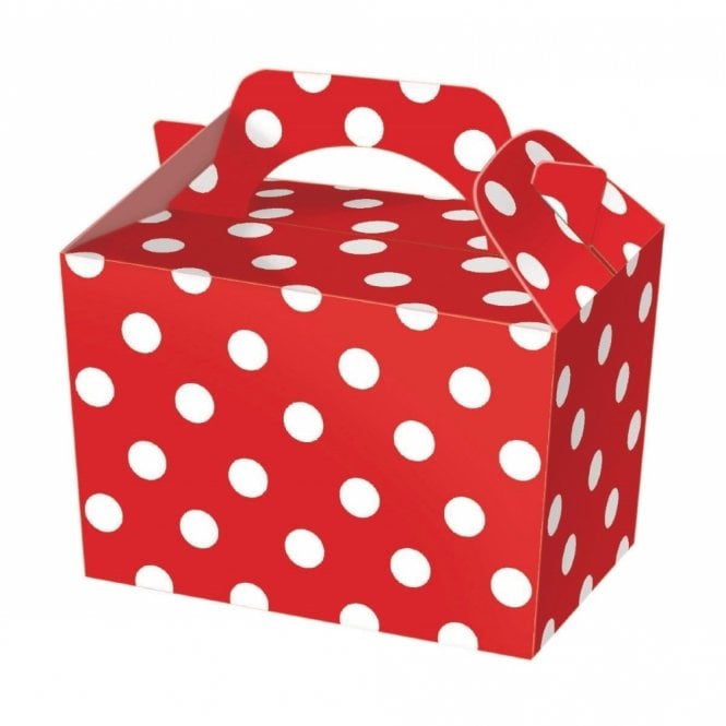 Polka Dot Sweet-Cake Box With Handle
