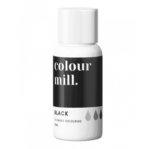 Oil Based Colouring 20ml Black