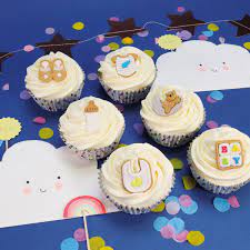 PME : Edible Cupcake Toppers - Baby - Set of 6