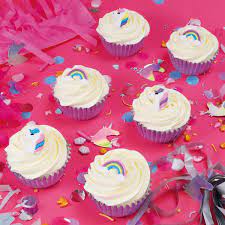 PME : Edible Cupcake Toppers - Fantasy Unicorn - Set of 6