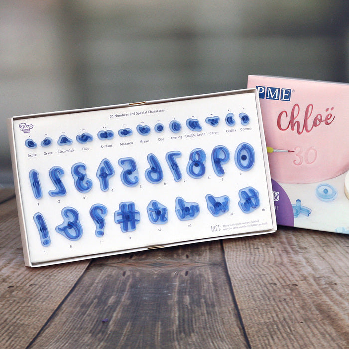 PME : Fun Fonts Numeral & Special Character Embossing Set