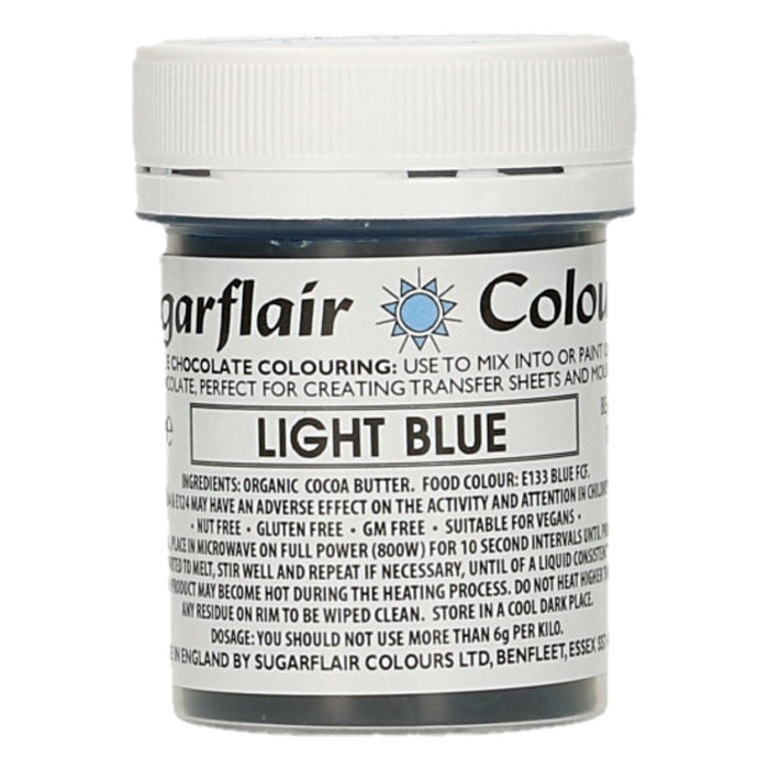 Sugarflair Chocolate Colour Light Blue 35g