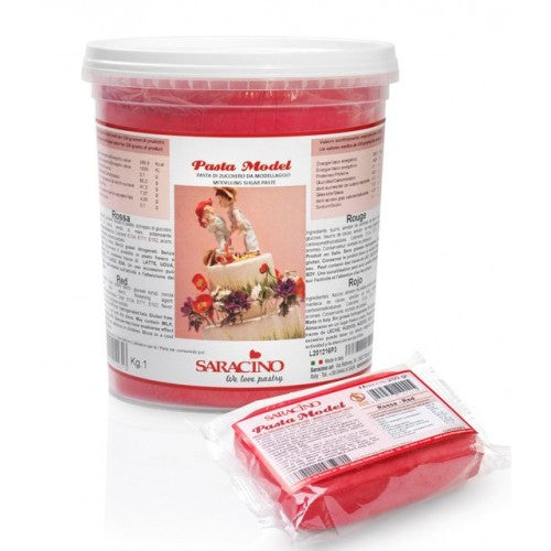 Saracino Red Modelling Paste 1kg (BB 11/23)