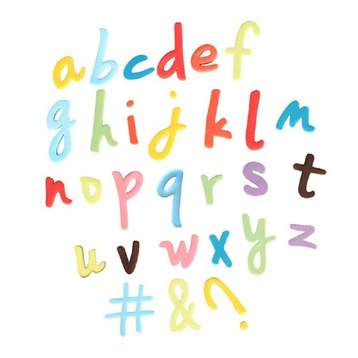 Script Cutters - lowercase - Alphabet and symbols