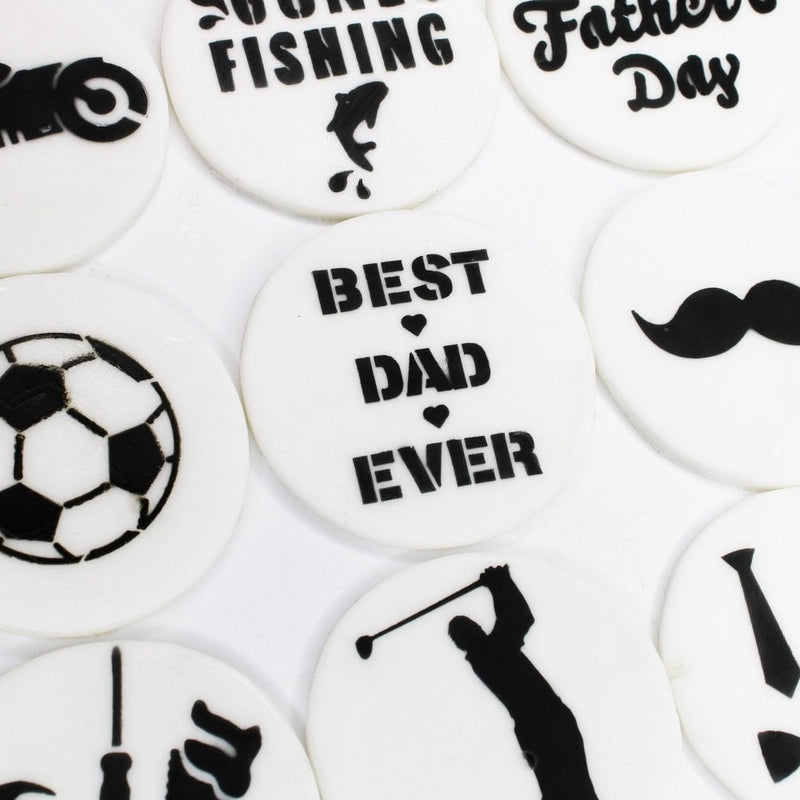 Simply Making Gone Fishing Stencil