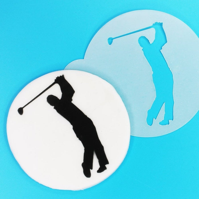 Simply Making Golfer Stencil
